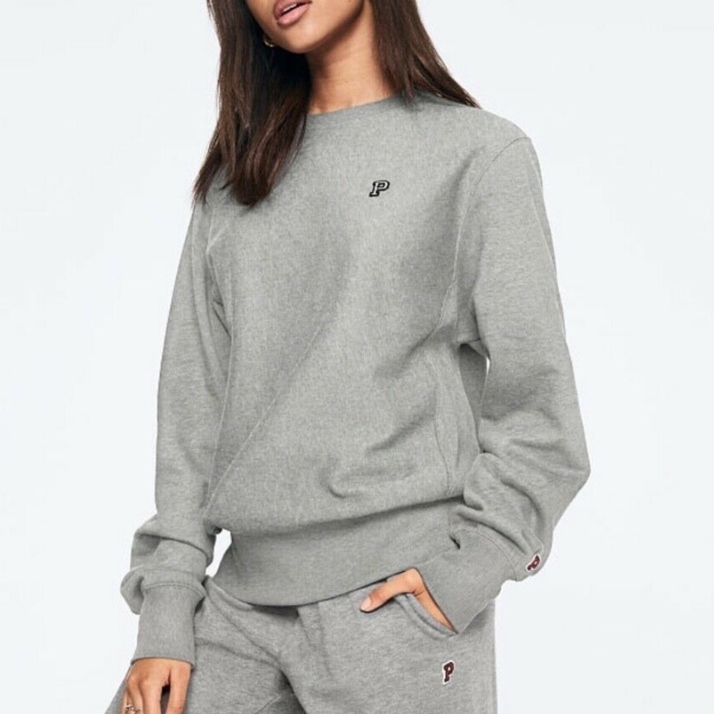 Victoria’s Secret Pink Premium Campus Crew Neck Basic XS